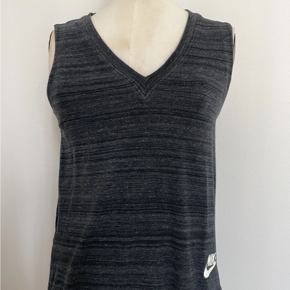 Nike Black Knit Comfortable Sleeveless Tank Top Size XS Yoga Running Athleisure